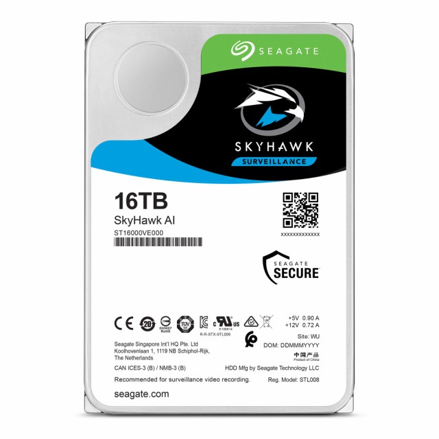 シーゲイト Seagate Surveillance HDD Skyhawk AI 35 16000 GB Serial ATA III