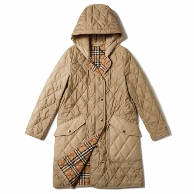 バーバリー BURBERRY 2022年秋冬新作 フーテッドコート ダイアモンドキルティング サーモレギュレーテッド アウター 8048711