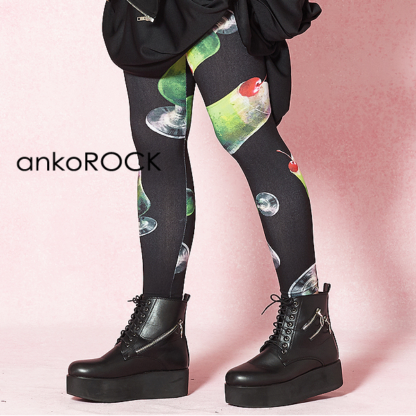 新品 Ankorock アンコロック レギンス レディース メンズ ユニセックス 服 ブランド フルレングス 総柄 プリント おしゃれ 重ね着 レイヤード 期間限定 30 Off Aestore Com Mx