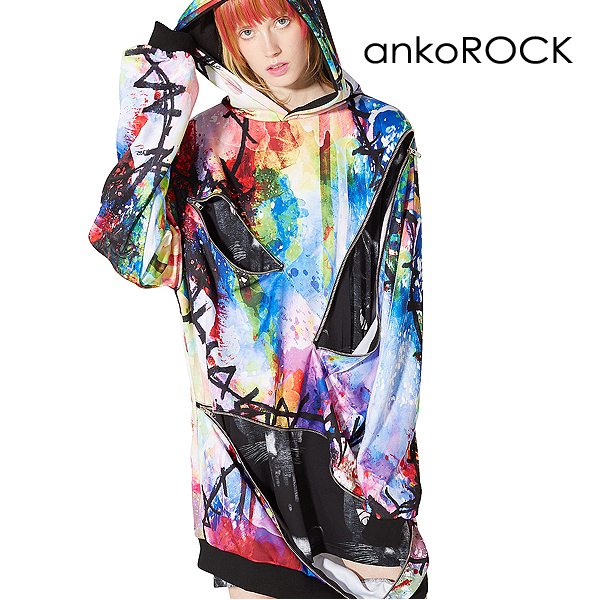 バーゲン Ankorock アンコロック パーカー メンズ プルオーバー レディース ユニセックス 服 ブランド クレイジージップ 長袖 ロング丈 プルパーカ 還元祭 Www Centrodeladultomayor Com Uy