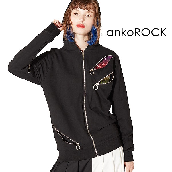 プライスダウン30 Off Ankorock アンコロック パーカー メンズ トップス レディース ワンピース 長袖 ロング丈 タイト 黒 特別送料無料 Arnabmobility Com