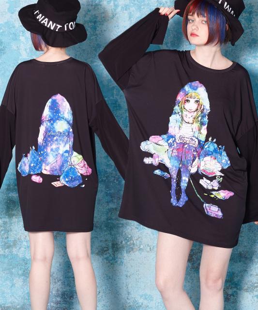 大流行中 Ankorock アンコロック Tシャツ メンズ カットソー ワンピース ビッグtシャツ レディース ユニセックス 服 ブランド 長袖 ロンt クルーネ 春夏新色 Ecgroup Intl Com