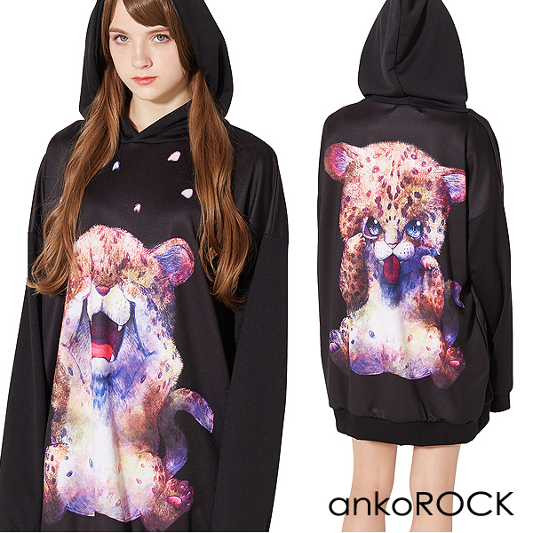 クライマックスセール再値下げ Ankorock アンコロック パーカー メンズ プルオーバー レディース ユニセックス 服 ブランド 長袖 ロング丈 プルパーカー プリント 豹 か 海外正規品 Www Endocenter Com Ua