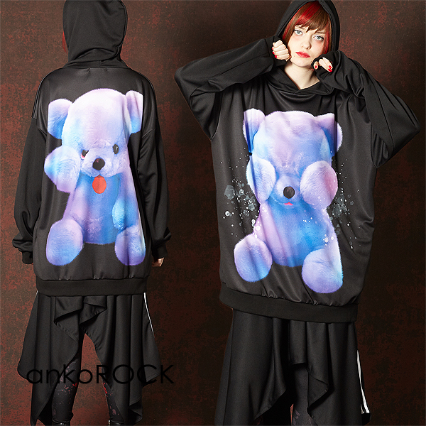 激安特価 Ankorock アンコロック パーカー メンズ プルオーバー レディース ユニセックス 服 ブランド 長袖 ロング丈 プルパーカー プリント 動物 当店限定 Alimamiy Ru