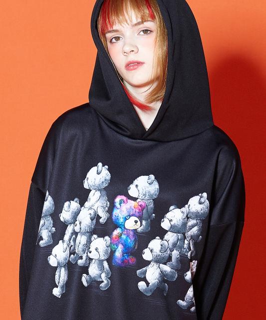 春物がお買い得 週末限定sale Ankorock アンコロック パーカー メンズ プルオーバー レディース ユニセックス 服 ブランド 長袖 厚手 プリント アニマル柄 動物柄 テデ リアルサープラス Fcrtt Org