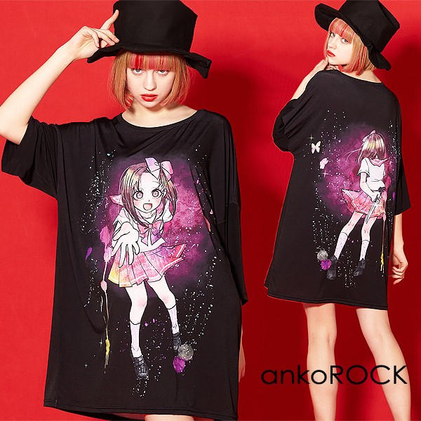 数量限定 特売 Ankorock アンコロック Tシャツ メンズ ビッグtシャツ レディース ユニセックス 服 ブランド プリントtシャツ 総柄 女の子 ガールズプリ お客様満足度no 1 Carlavista Com