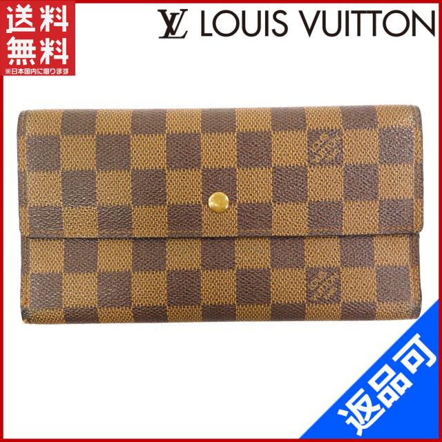 ルイヴィトン 財布 長財布 三つ折り財布 メンズ可 ポルトトレゾールインターナショナル エベヌ 送料無料 即納 中古 Xの通販はau Wowma ワウマ Brands 商品ロットナンバー