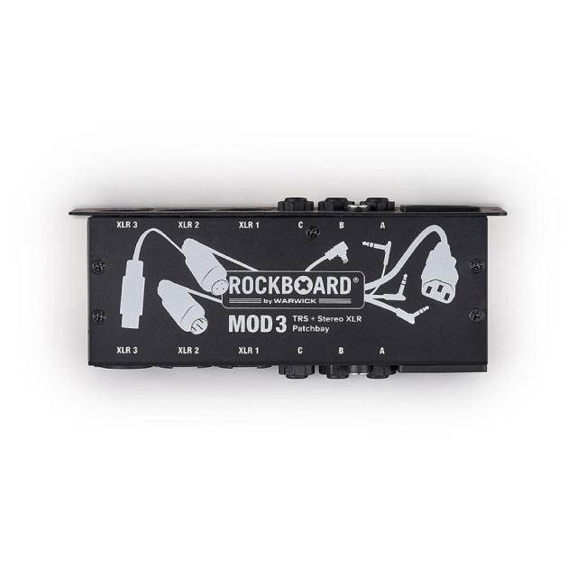 RockBoard RBO B MOD 3 V2 All-in-One TRS ＆ XLR Patchbay for Vocalists ...