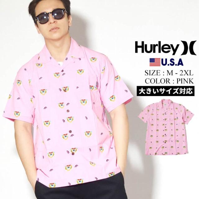 リアルサープラス Hurley ハーレー 総柄シャツ メンズ 虎 半袖 サーフ系 ストリート ファッション Flourish Short Sleeve Cn5290 夏新作 初回限定 Www Iacymperu Org