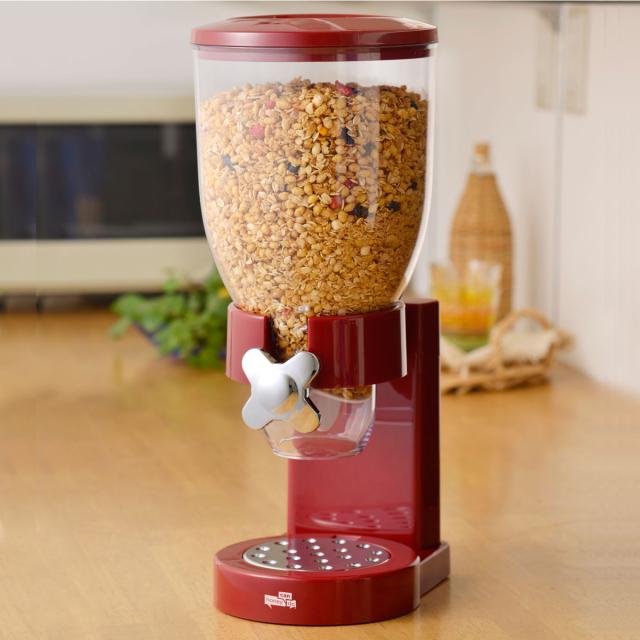 フードディスペンサー おしゃれ ペットフード シリアル 保存 保存容器 ポップンディスペンサー レッド の通販はau Pay マーケット 総合雑貨の専門店 雑貨屋 商品ロットナンバー