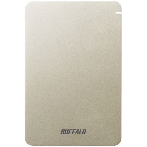 バッファロー(BUFFALO) HD-PGF1.0U3-GLA(ゴールド) ポータブルHDD 1TB