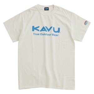 KAVU アウトドアシャツ TOW SS Tee L 新着商品 メーカー公式ショップ Men’s アイボリー