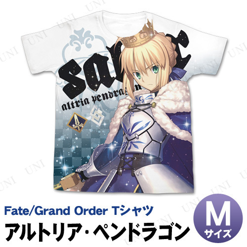 Fate/Grand Order アルトリア・ペンドラゴン フルグラフィックTシャツ M