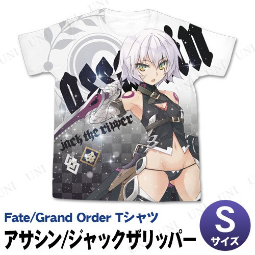 FGO アサシン ジャックザリッパー フルグラフィックTシャツ ホワイト S