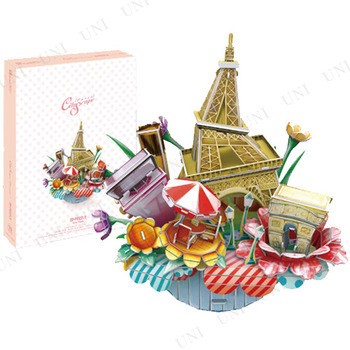 3Dパズル City Scape Paris(貯金箱)