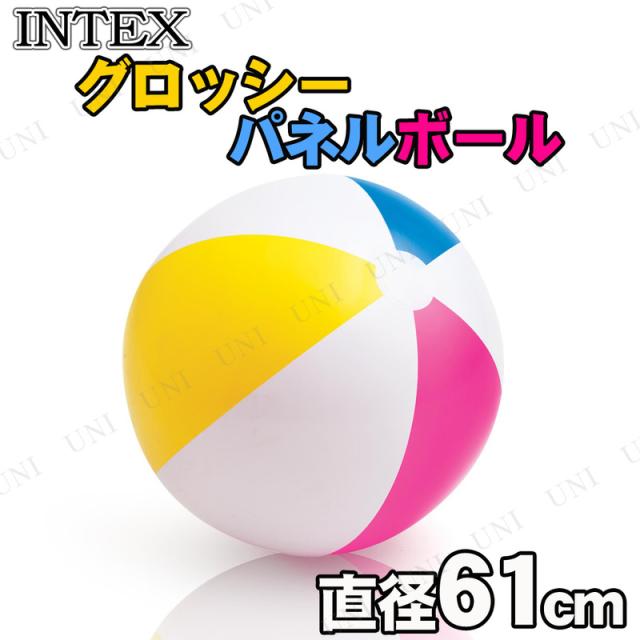 INTEX(�C���e�b�N�X) 61cm �r�[�`�{�[�� �O���b�V�[�p�l���{�[�� (59030)