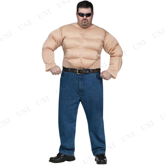 マッスルチェストシャツ Plus size (大きいサイズ)