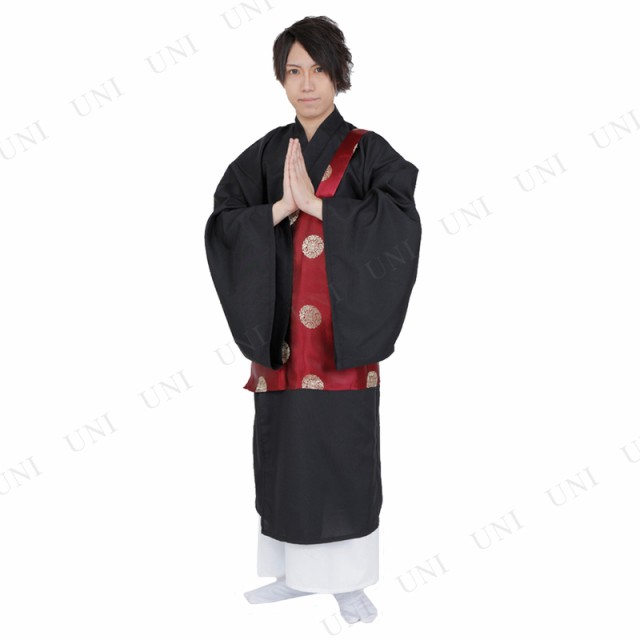 Patymo お坊さん 僧侶衣装 仏教和尚服(袈裟・袴付き)