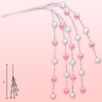 餅花造花装飾ディスプレイ 飾り お正月装飾 餅花5本シダレ ピンク 白 の通販はau Wowma ワウマ ポップギャラリー W店 商品ロットナンバー