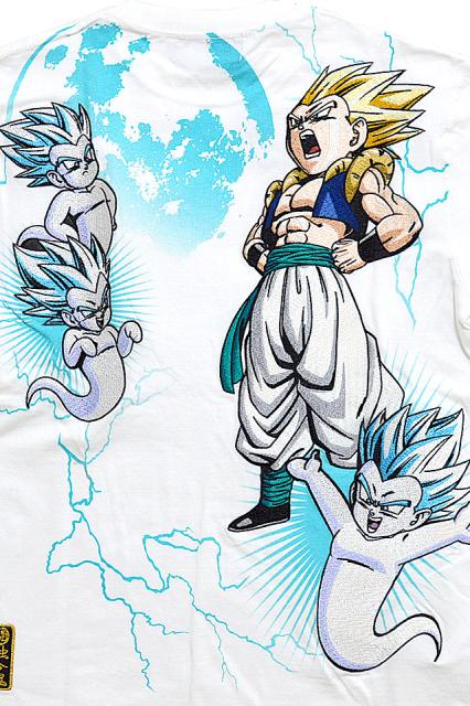 楽天カード分割 ドラゴンボールコラボ フュージョン半袖tシャツ ゴテンクス 絡繰魂 2181 和柄 和風 刺繍 コラボ 集英社 本店は Bayounyc Com