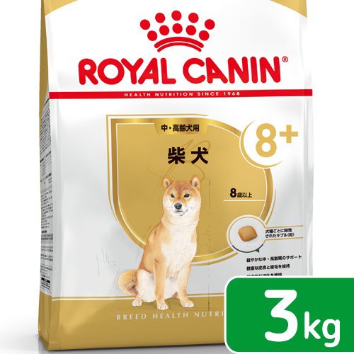 ロイヤルカナン 犬用 ドッグフード 柴犬 中 高齢犬用 3kg ジップ付