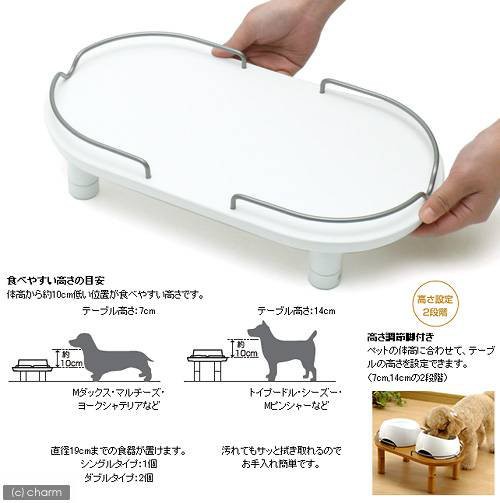 リッチェル ペット用 木製テーブル ダブル ホワイト 犬用 猫用食器台 トレーの通販はau Pay マーケット チャーム 商品ロットナンバー