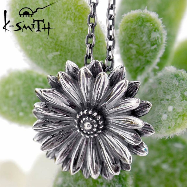 人気満点 ケースミス K Smith バースデー フラワー シルバー ネックレス 10月ガーベラ Birthday Flower Pendant Kf N 10 在庫限り Bayounyc Com