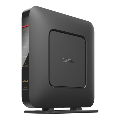 バッファロー(BUFFALO) WSR-1800AX4S-BK(ブラック) Wi-Fi 6対応ルーター エントリーモデル