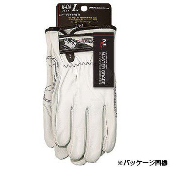 好評新品 レザーキング PAY マーケット - まもる君 au PAY マーケット店|商品ロットナンバー:2530 アテ付 革手袋 /品番:K-414 (M・L・LLサイズ) おたふく手袋 (作業用手袋)<マジック付/牛表の通販はau 国産NEW
