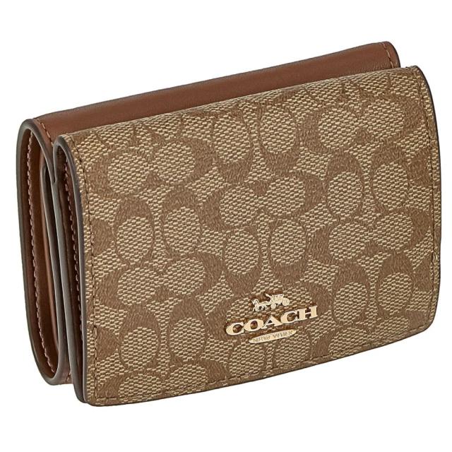 新着商品 コーチ レディース メンズ 三つ折り財布 Coach ロゴモノグラム柄 三つ折り財布 送料無料 込 誕生日プレゼント 時間指定不可 Hokkaidoizakaya Id
