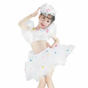 チュールスカート チュチュスカート 社交ダンス ダンス衣装 スパンコール ヒップホップ ダンス 衣装 子供 セットアップ キッズ ベスト 女