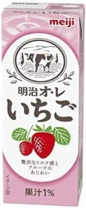 明治オ・レいちご 200ml [紙パック 飲料 ドリンク 飲み物 常温保存] ×24本