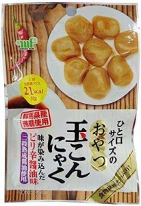 村岡食品 おやつ玉こんにゃく ピリ辛醤油味 30g×10袋