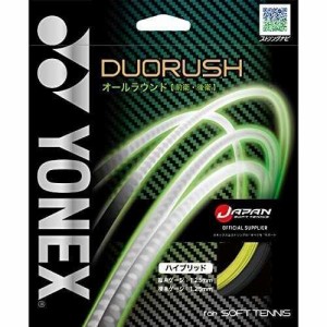 ヨネックスYONEX ソフトテニス ストリングス デュオラッシュ SGDR ブラックイエロー400 FF
