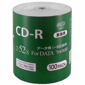 MAG-LAB CD-R CR80GP100_BULK 700MB100枚シュリンクecoパック52倍速