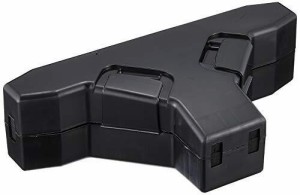 OHM コンセントボックス HS-W02K ブラック