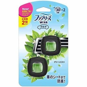 ファブリーズ イージークリップ 消臭芳香剤 車用 グリーンミスト 2mL x2個