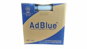 新日本化成 高品位尿素水 アドブルーAdBlue バックインボックスBIB 10L ノズル付 ディーゼルエンジン向け尿素SCRシステム