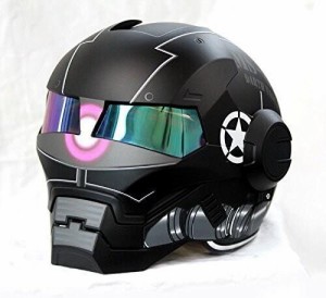 Masei フルフェイスへルメット ロボヘル610Z ブラックHELMET M MA-610Z-B-M