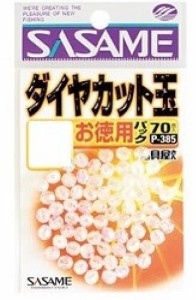 ささめ針SASAME P-385 道具屋 徳用ダイヤカットクリスタル 6