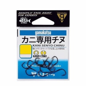 がまかつGamakatsu カニ専用チヌ フック 黒 4号 釣り針