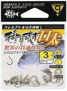 がまかつGamakatsu 掛リスギ フック 口太 3号 釣り針