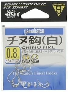 がまかつGamakatsu チヌ フック 白 0.8号 釣り針