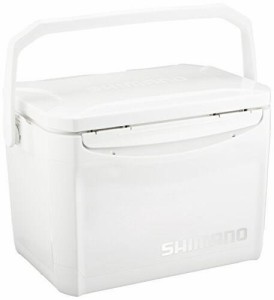 シマノSHIMANO クーラーボックス 20L ホリデー クール 200LZ-320Q 釣り用 ピュアホワイト