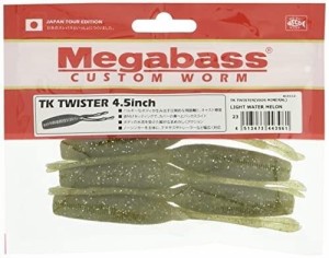 メガバスMegabass ワーム TKツイスター 4.5インチ ライトウォーターメロン 37716