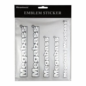 メガバスMegabass EMBLEM STICKERエンブレムステッカー シルバー