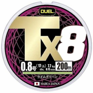 DUEL デュエル PEライン 釣り糸 Tx80.8号200mLG ライムグリーン