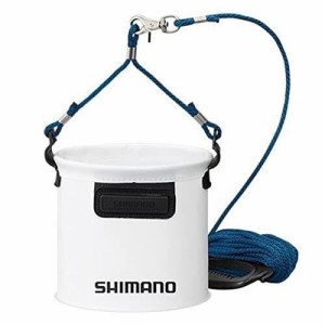 シマノSHIMANO 水汲み バッカン BK-053Q ホワイト 21cm