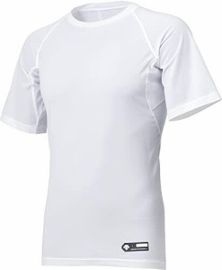 デサント 46％OFF 野球 アンダーシャツ 丸首 半袖 STD-721B ウェア ウエア 野球用品 スワロースポーツ WHTホワイト XO