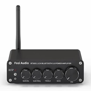 Fosi Audio BT30D Bluetooth5.0アンプ パワーアンプ サウンドアンプ SUB音量周波数調整 高性能TPA3116D2チップ ステレオ オーディオアン